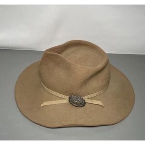 Vintage Akubra Snowy River Hat Australia Pure Fur Felt Size 54 / US6 3/4